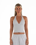 KAYLA TANK TOP - CLOUD GREY