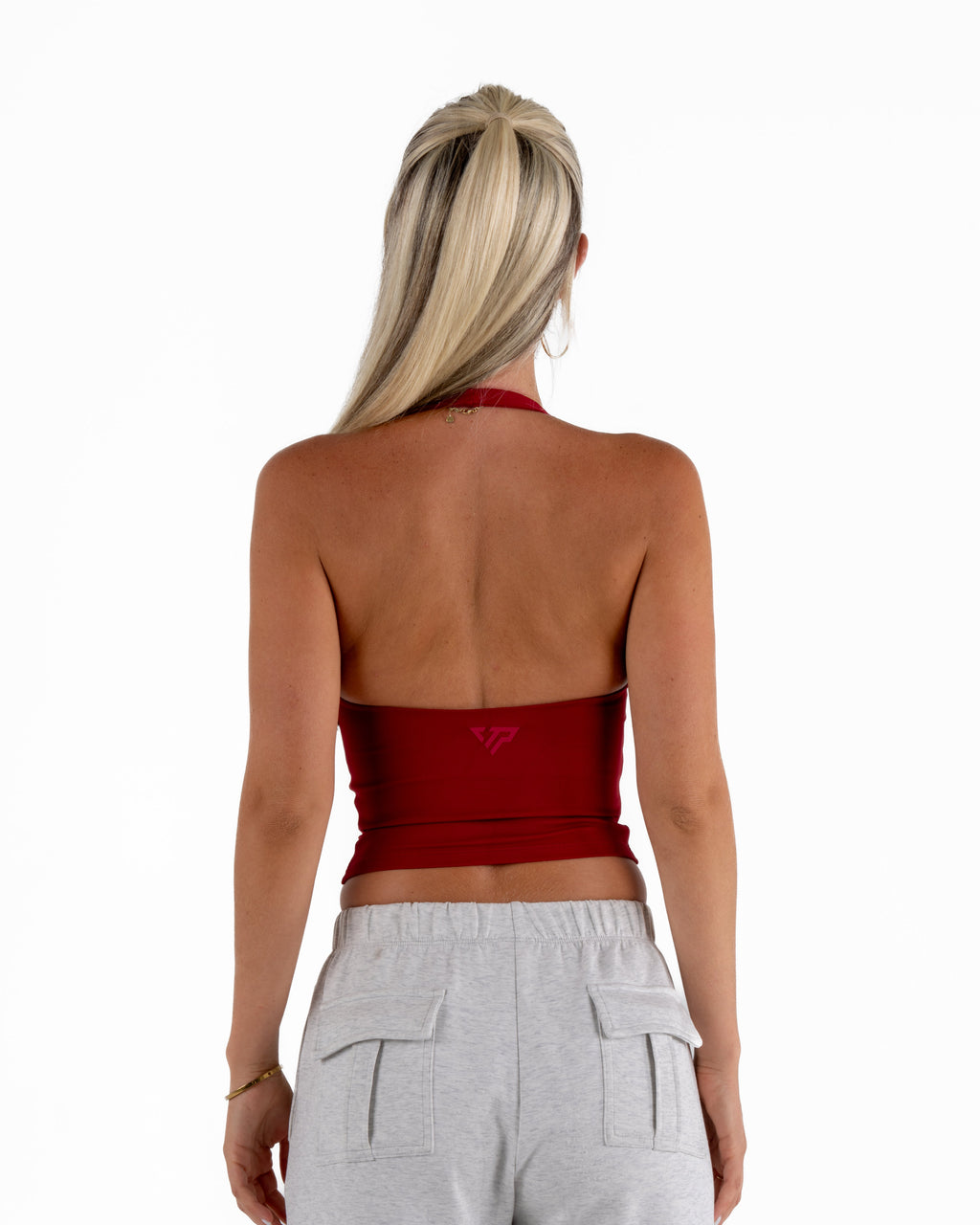 KAYLA TANK TOP - DARK RED
