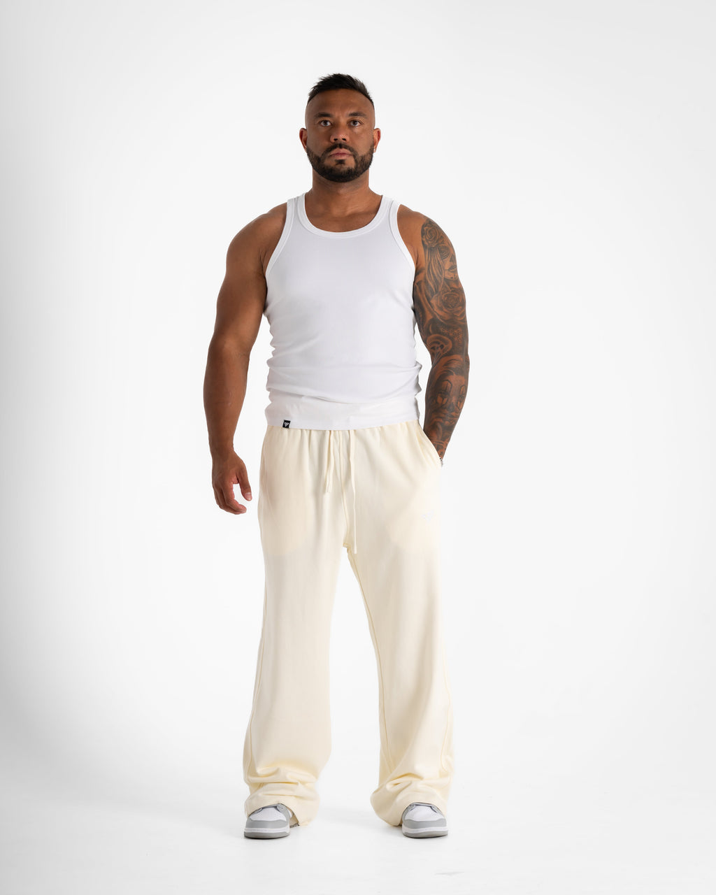 KTP STRAIGHT LEG JOGGER - IVORY