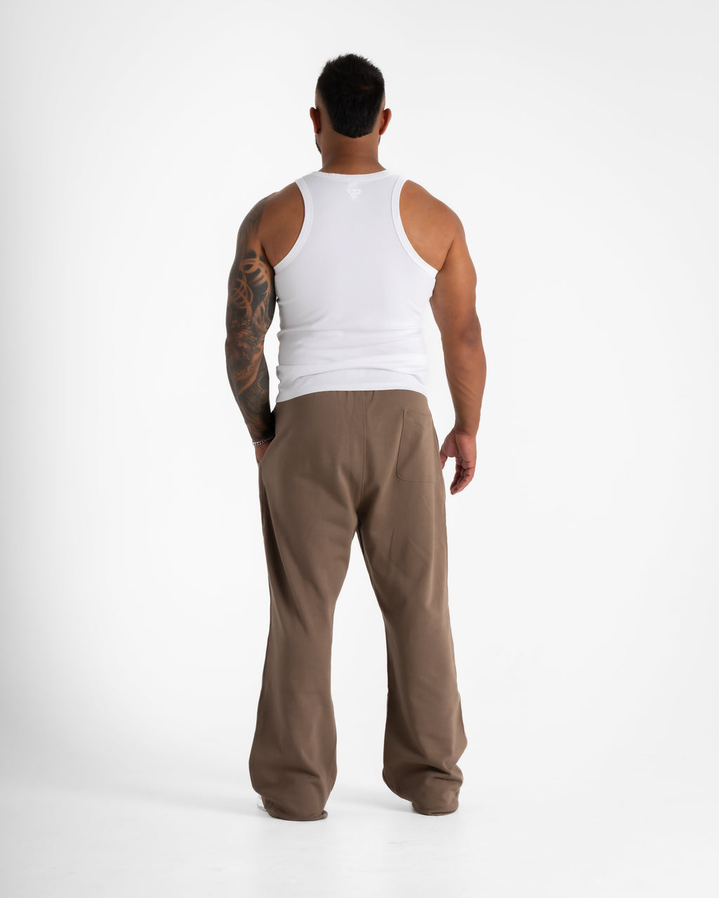 KTP STRAIGHT LEG JOGGER - BROWN