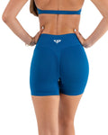 RECOIL SCRUNCH SHORTS - AGEAN BLUE