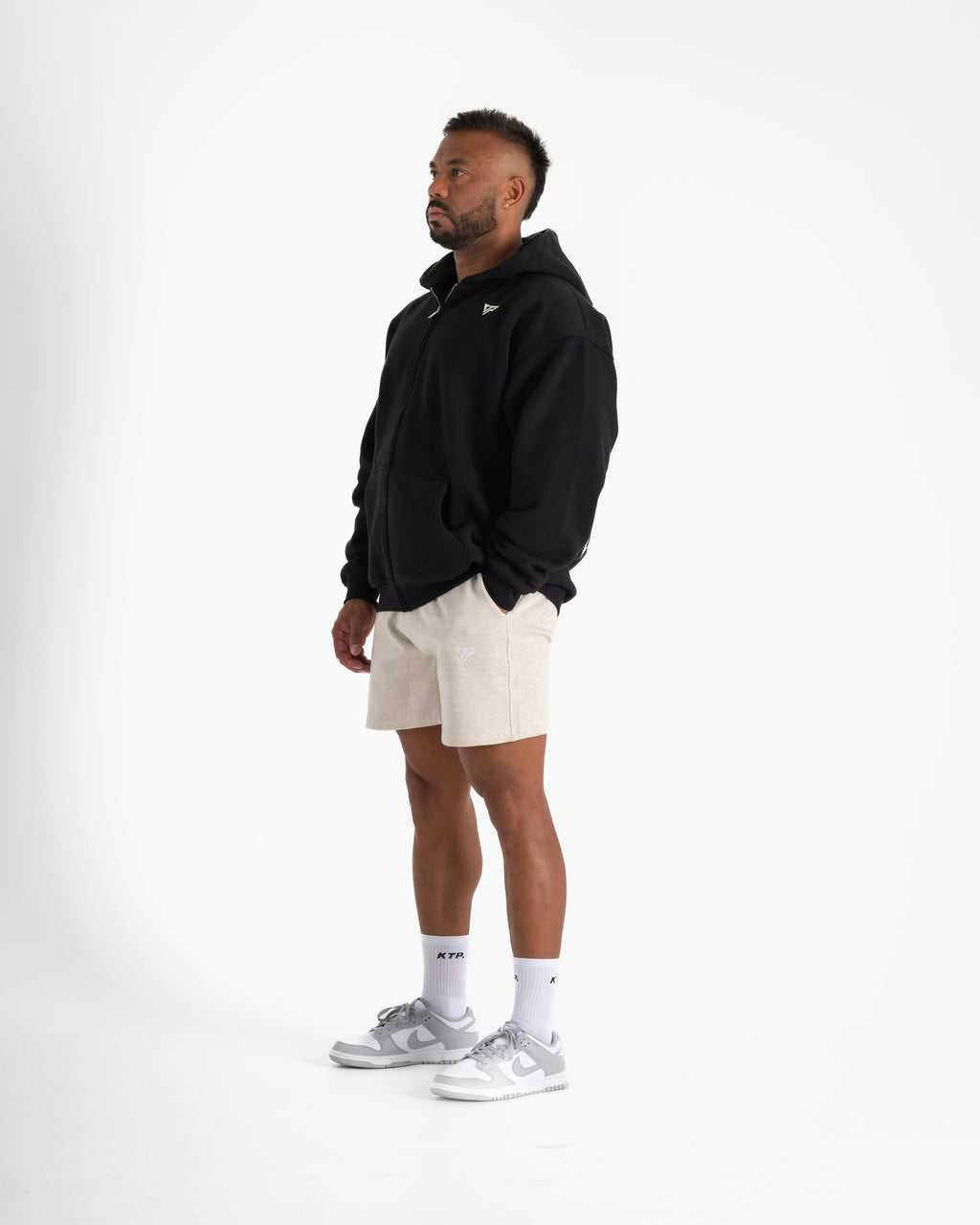 MEN'S VDA ZIP HOODIE - BLACK