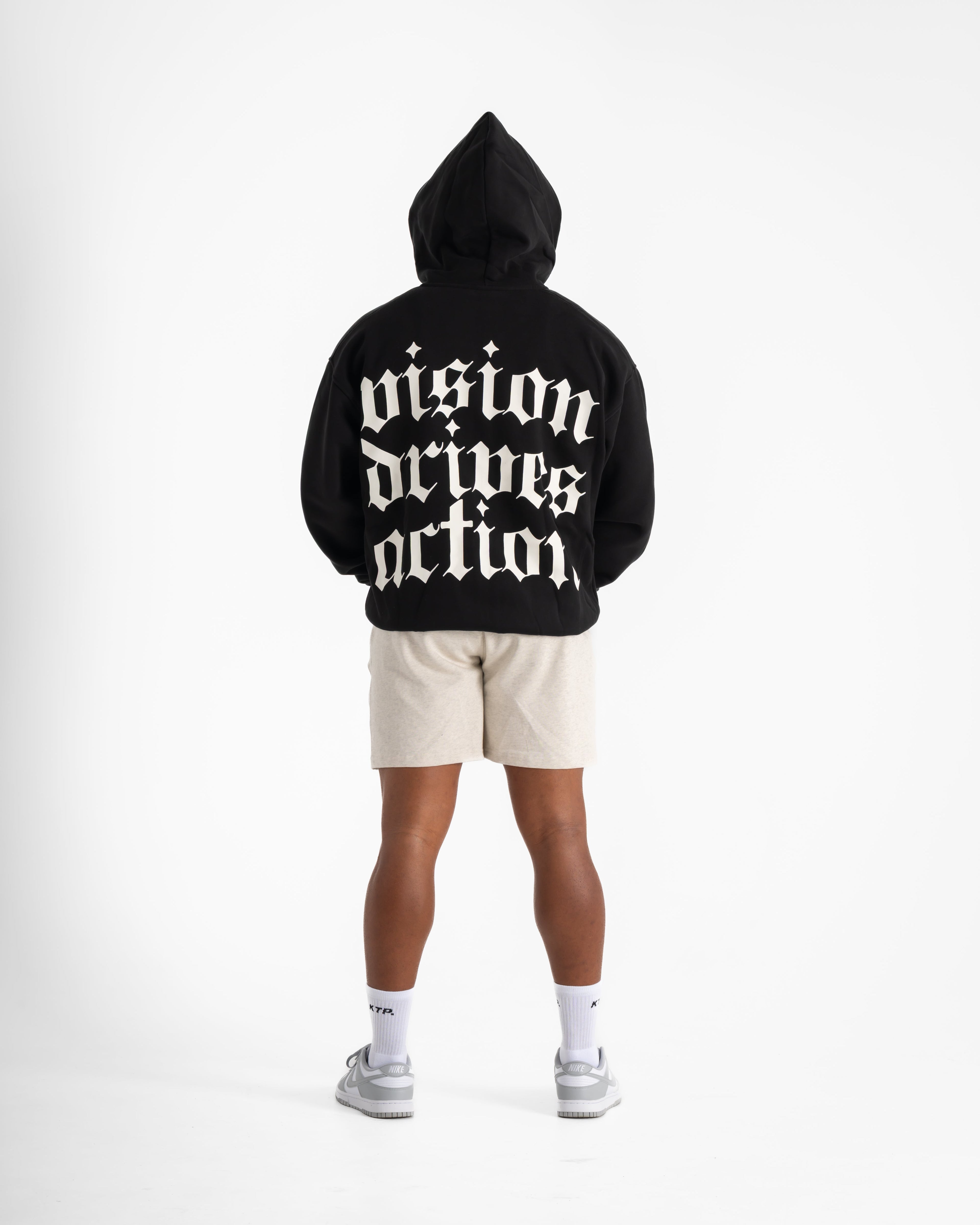 MEN'S VDA ZIP HOODIE - BLACK