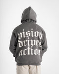 MEN'S VDA ZIP HOODIE - CHARCOAL