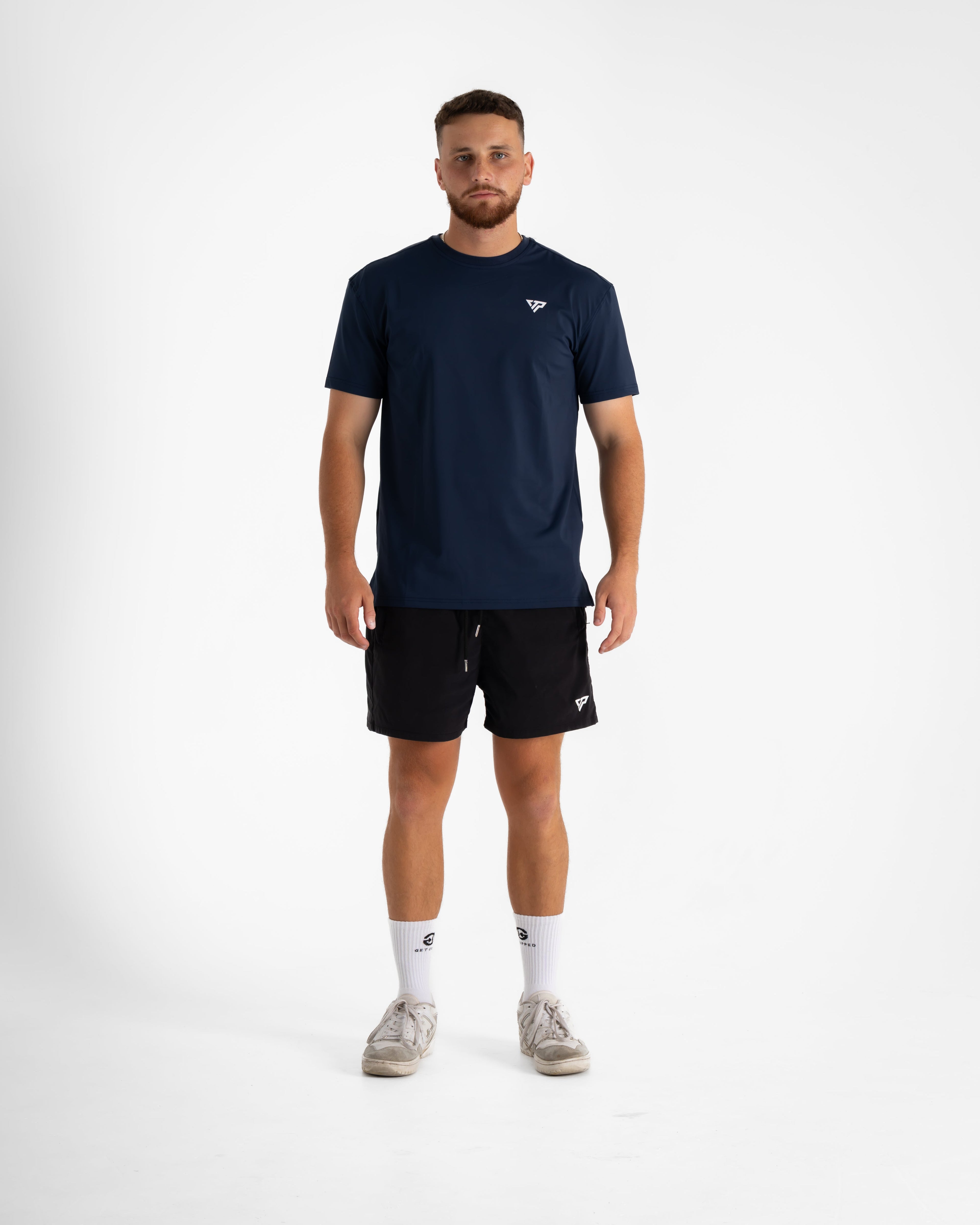 KTP MEN'S HI TECH DRY FIT TEE - NAVY