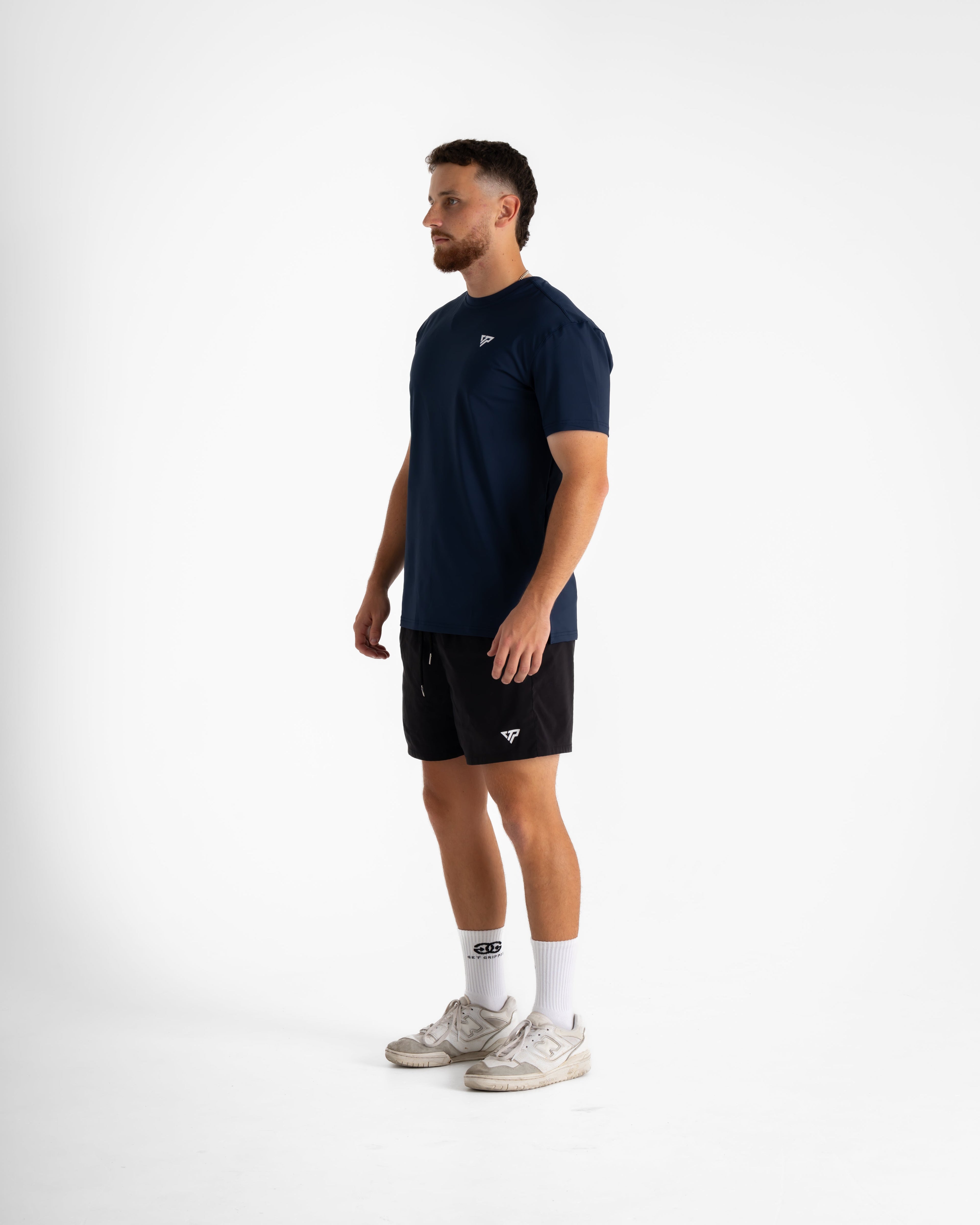 KTP MEN'S HI TECH DRY FIT TEE - NAVY