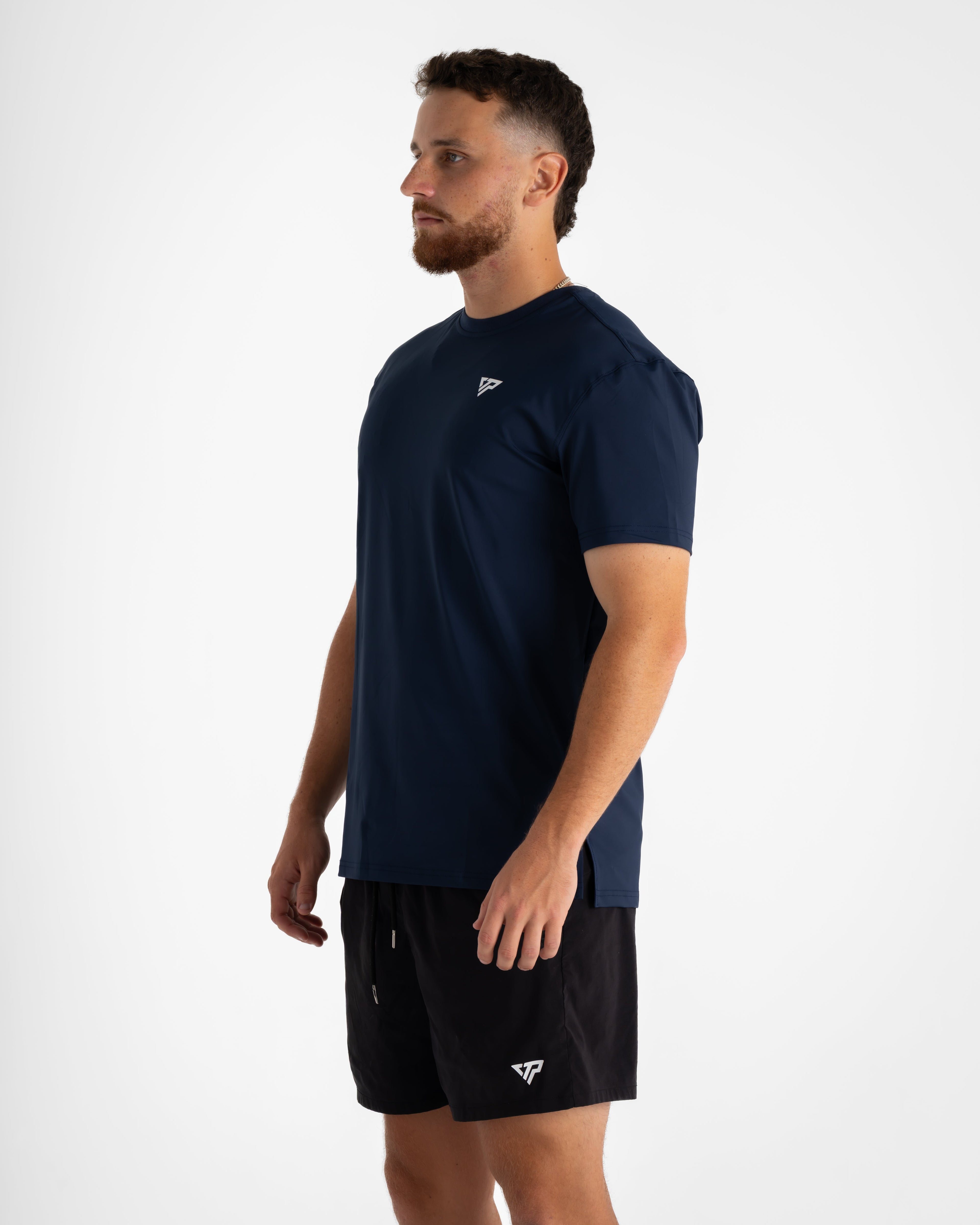 KTP MEN'S HI TECH DRY FIT TEE - NAVY