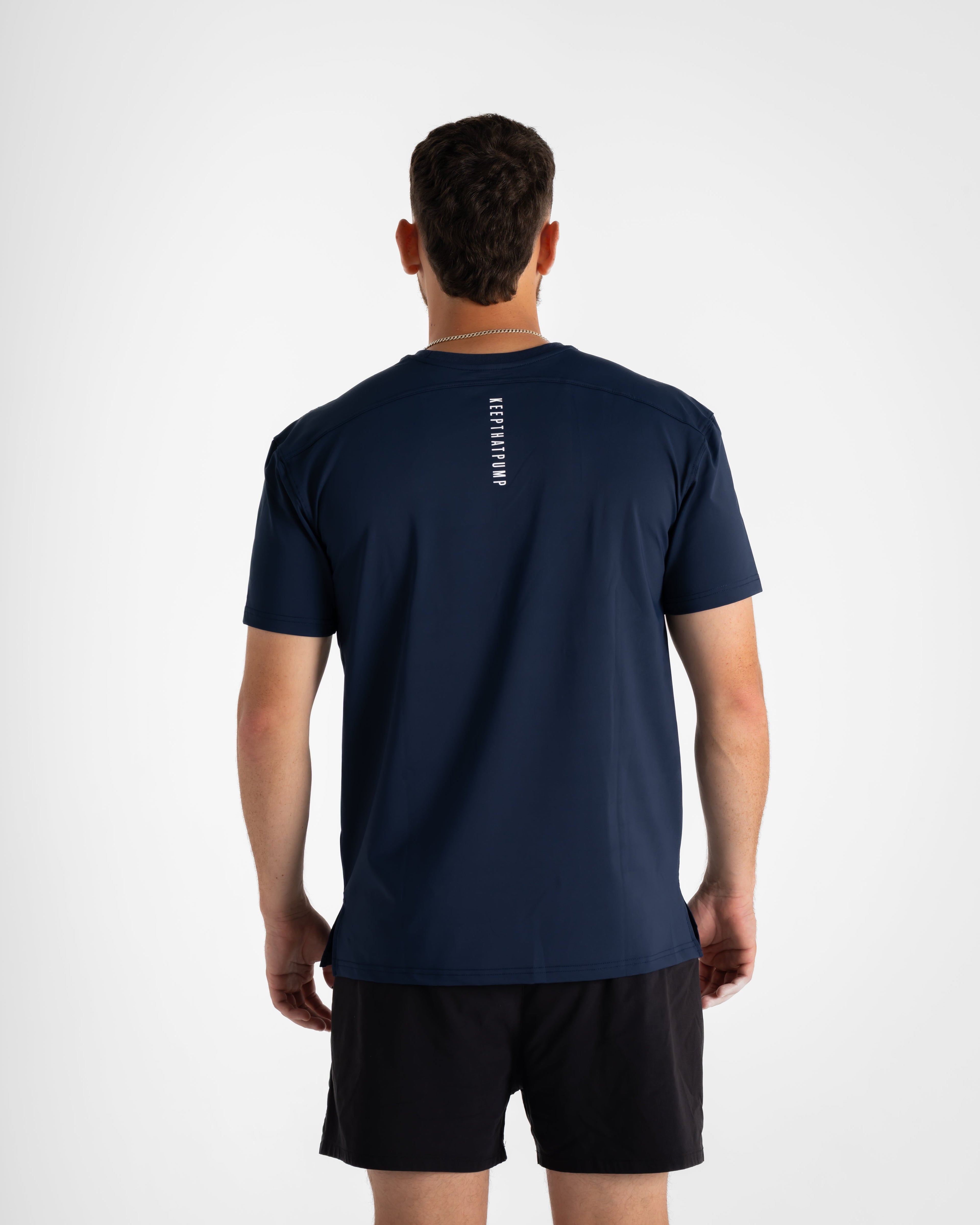 KTP MEN'S HI TECH DRY FIT TEE - NAVY