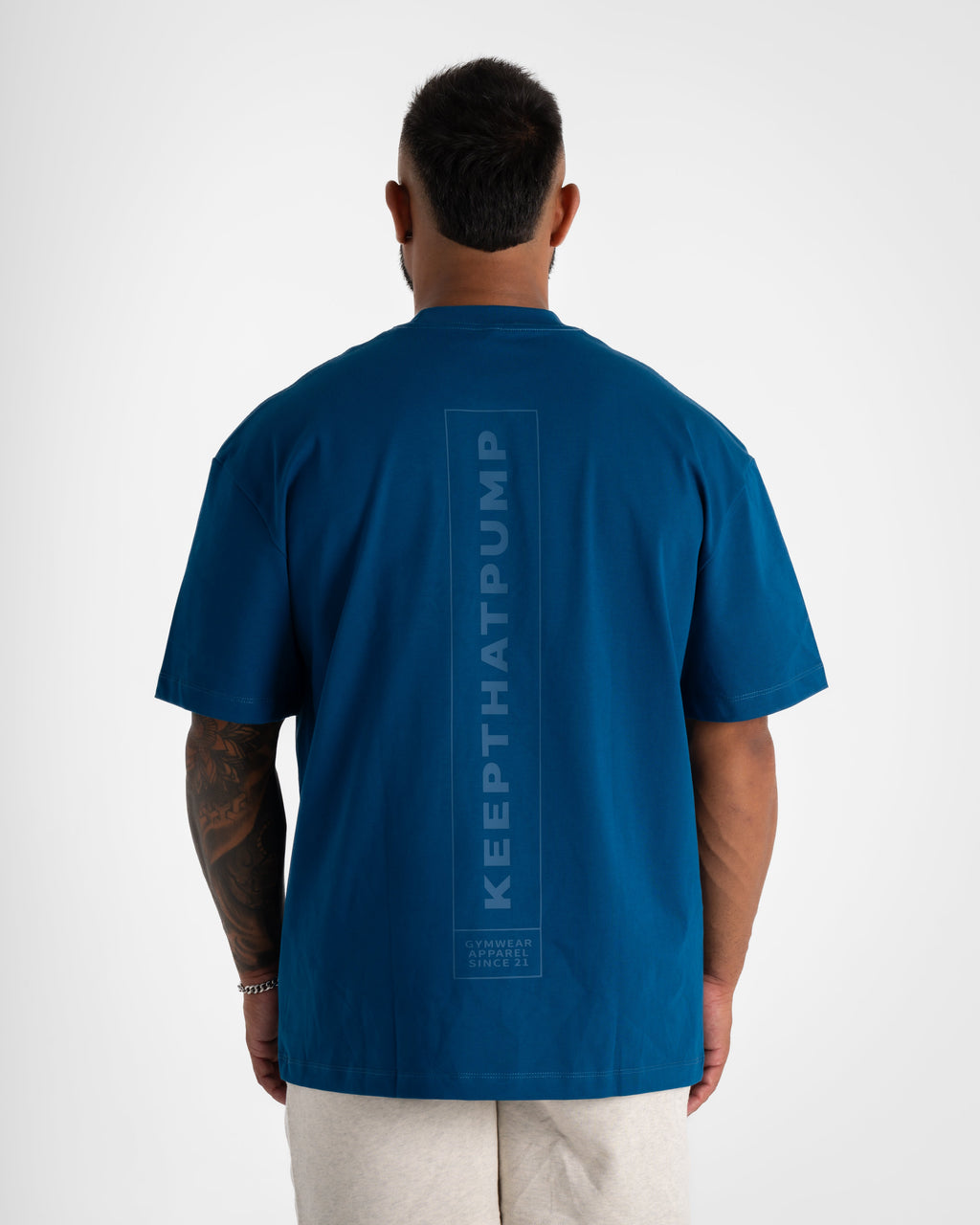 PUMP SERIES 1 OVERSIZED T SHIRTS - SEA BLUE