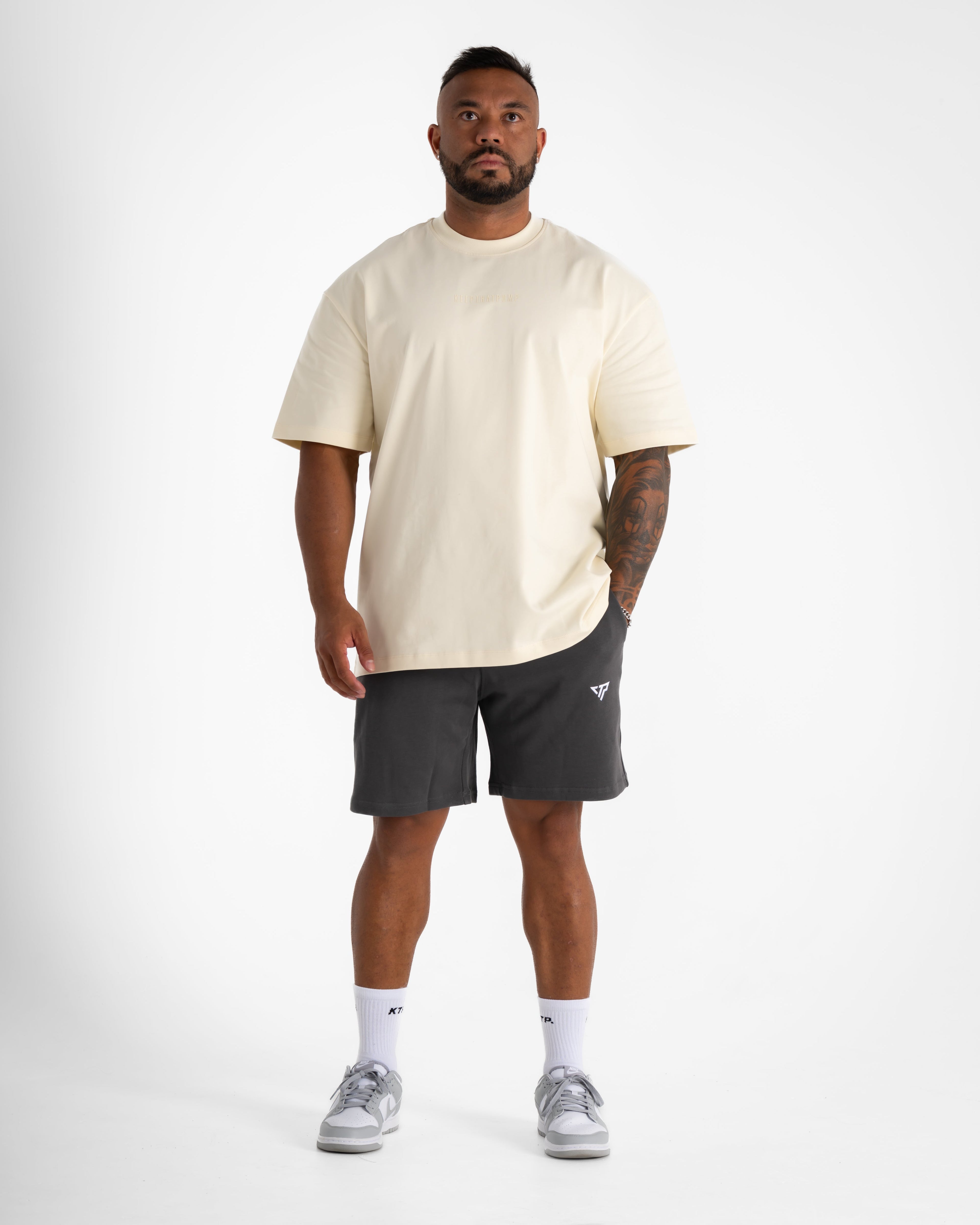 PUMP SERIES 1 OVERSIZED T SHIRTS - BEIGE