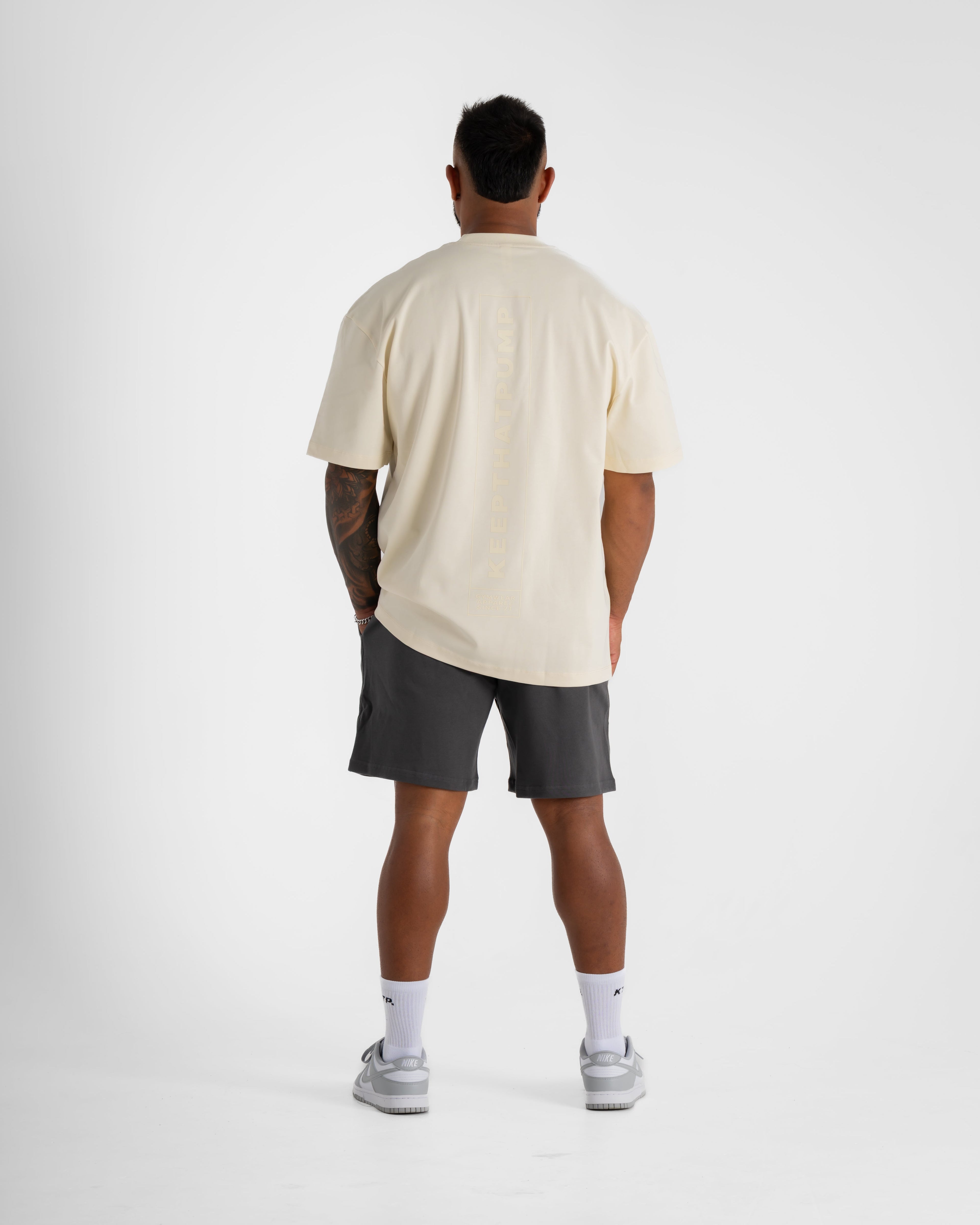 PUMP SERIES 1 OVERSIZED T SHIRTS - BEIGE