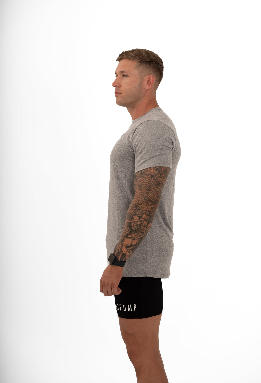 KTP PERFORMANCE DRY-FIT TEE - DUSTY GREY