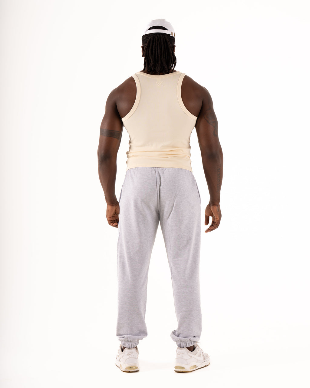 MEN'S KTP RIBBED TANK - IVORY