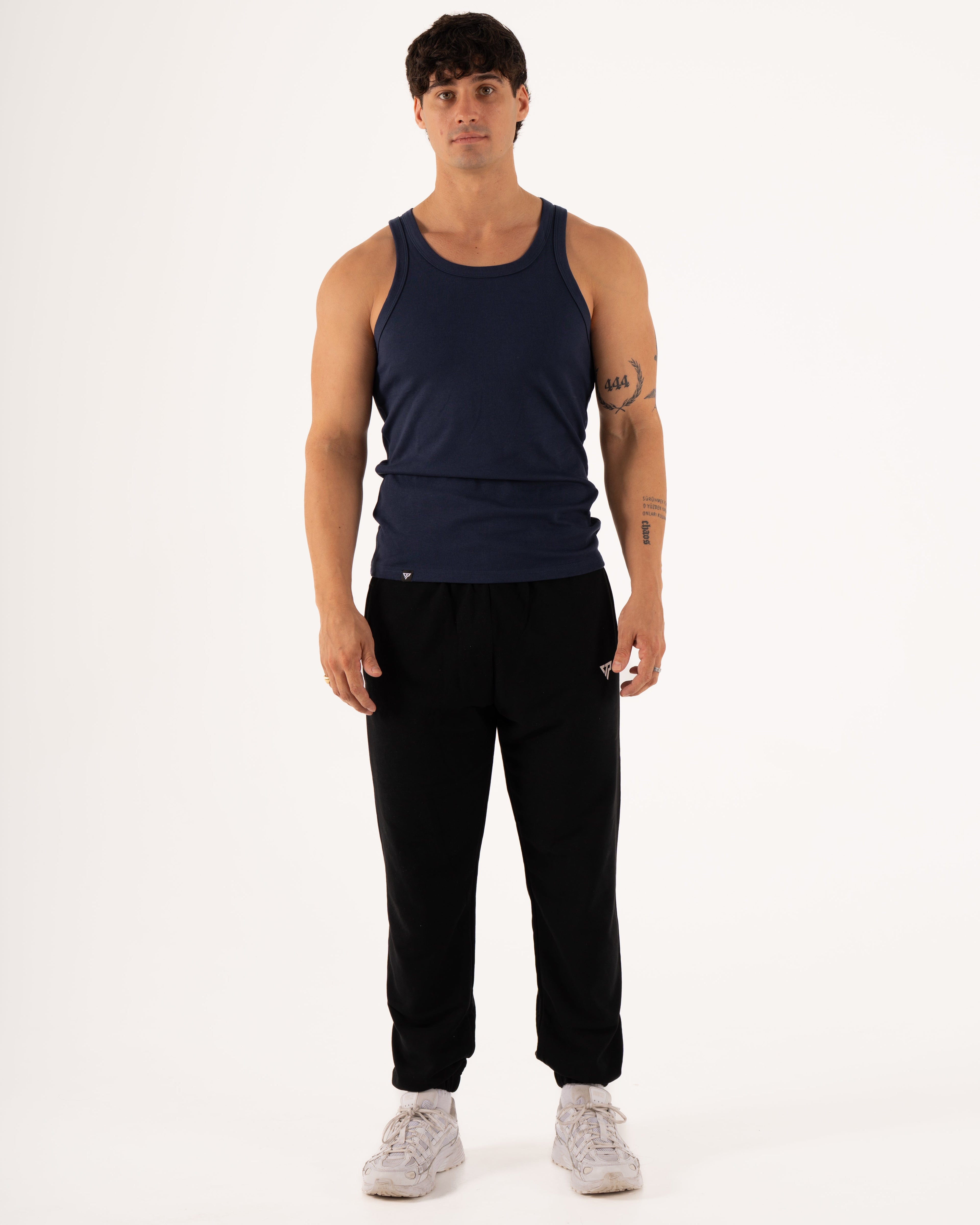 MEN'S KTP RIBBED TANK - NAVY