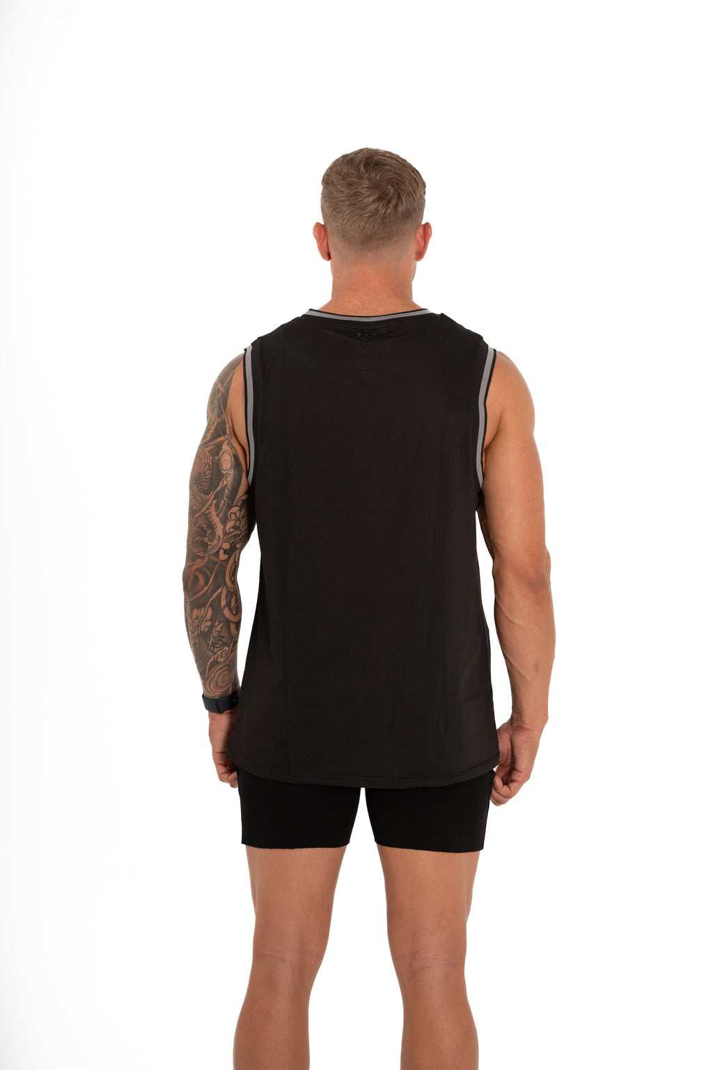 KTP MESH BASKETBALL SINGLET - BLACK