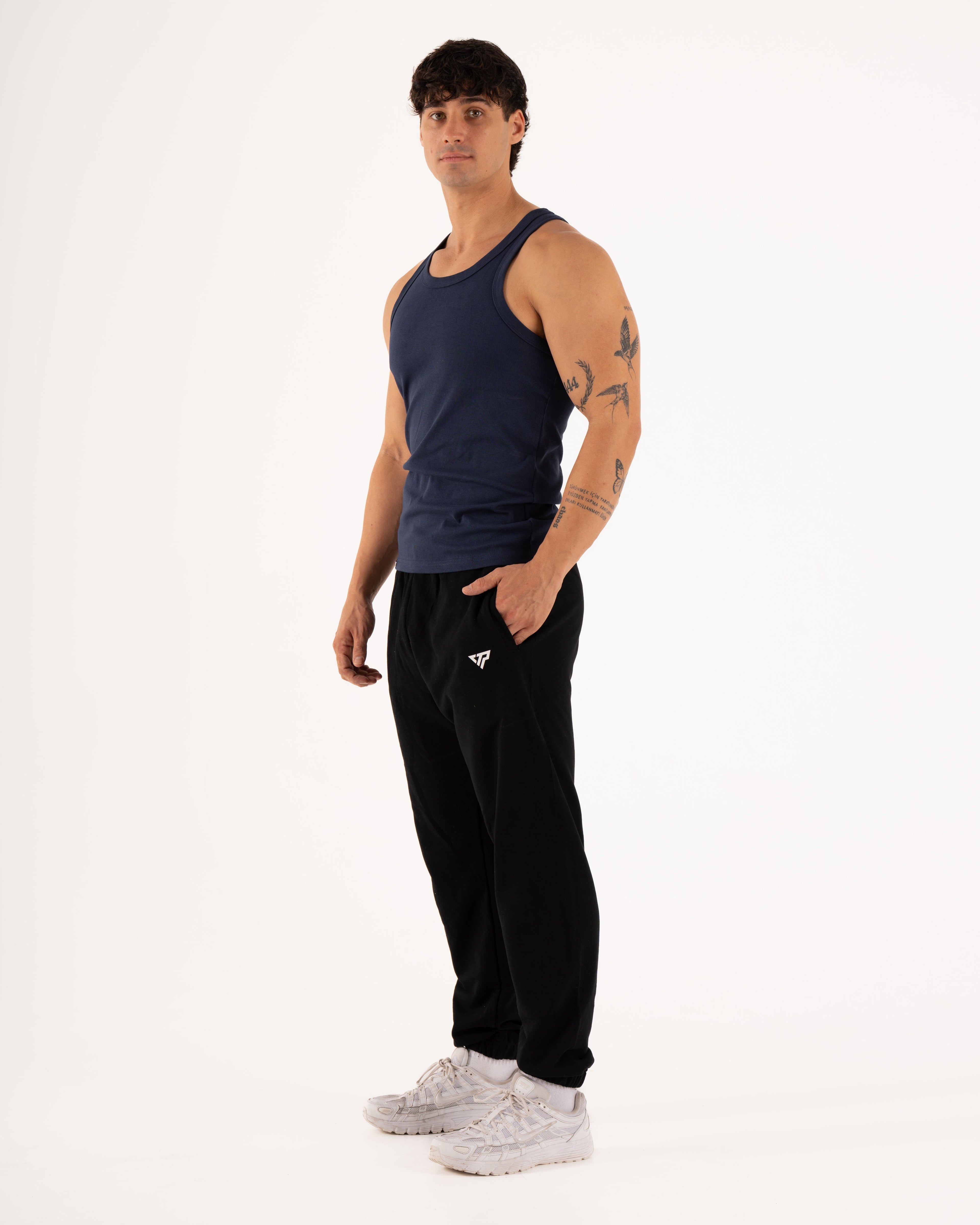 MEN'S KTP RIBBED TANK - NAVY