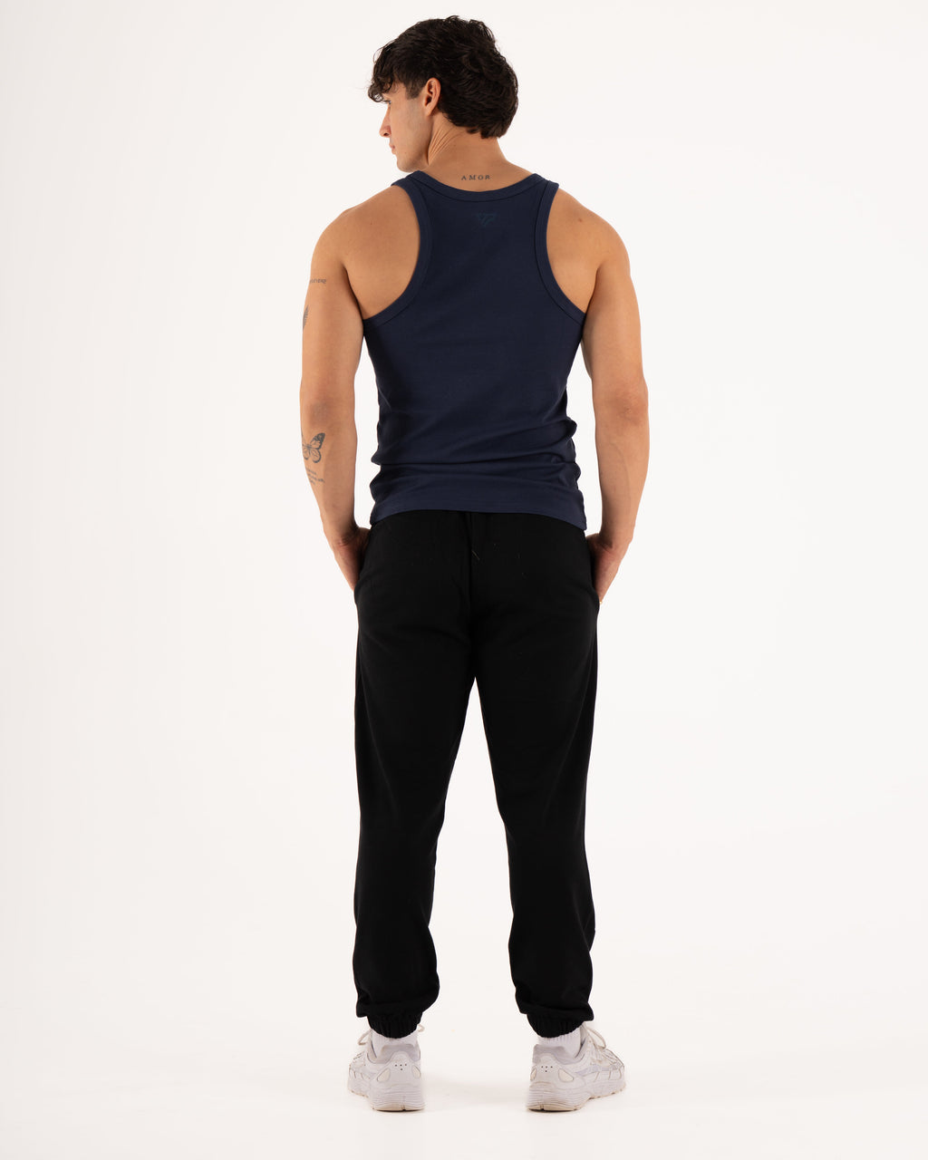 MEN'S KTP RIBBED TANK - NAVY