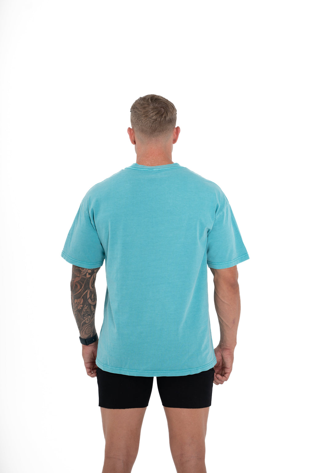 OVERSIZED TEE - TEAL BLUE