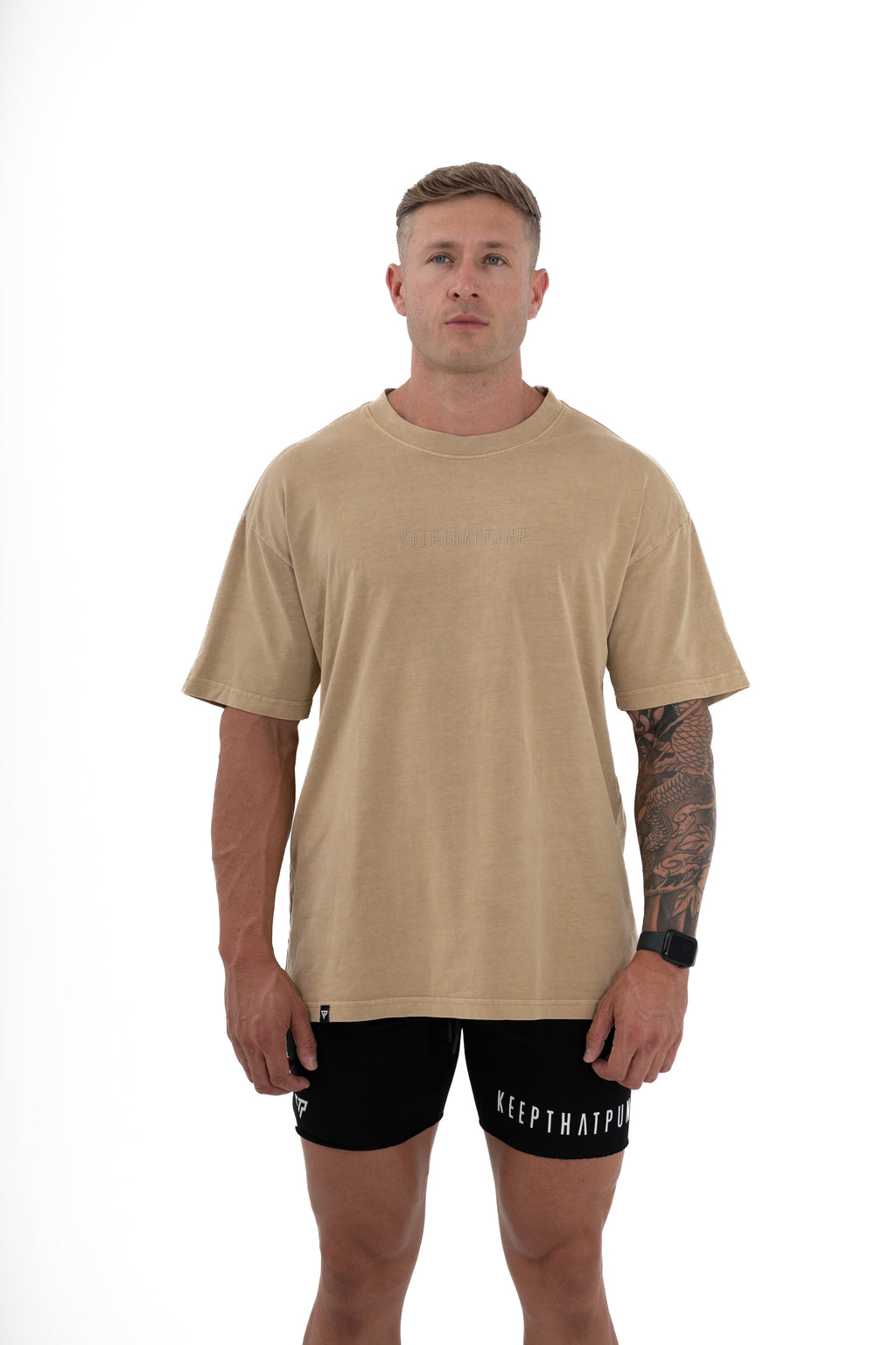 OVERSIZED TEE - BEIGE