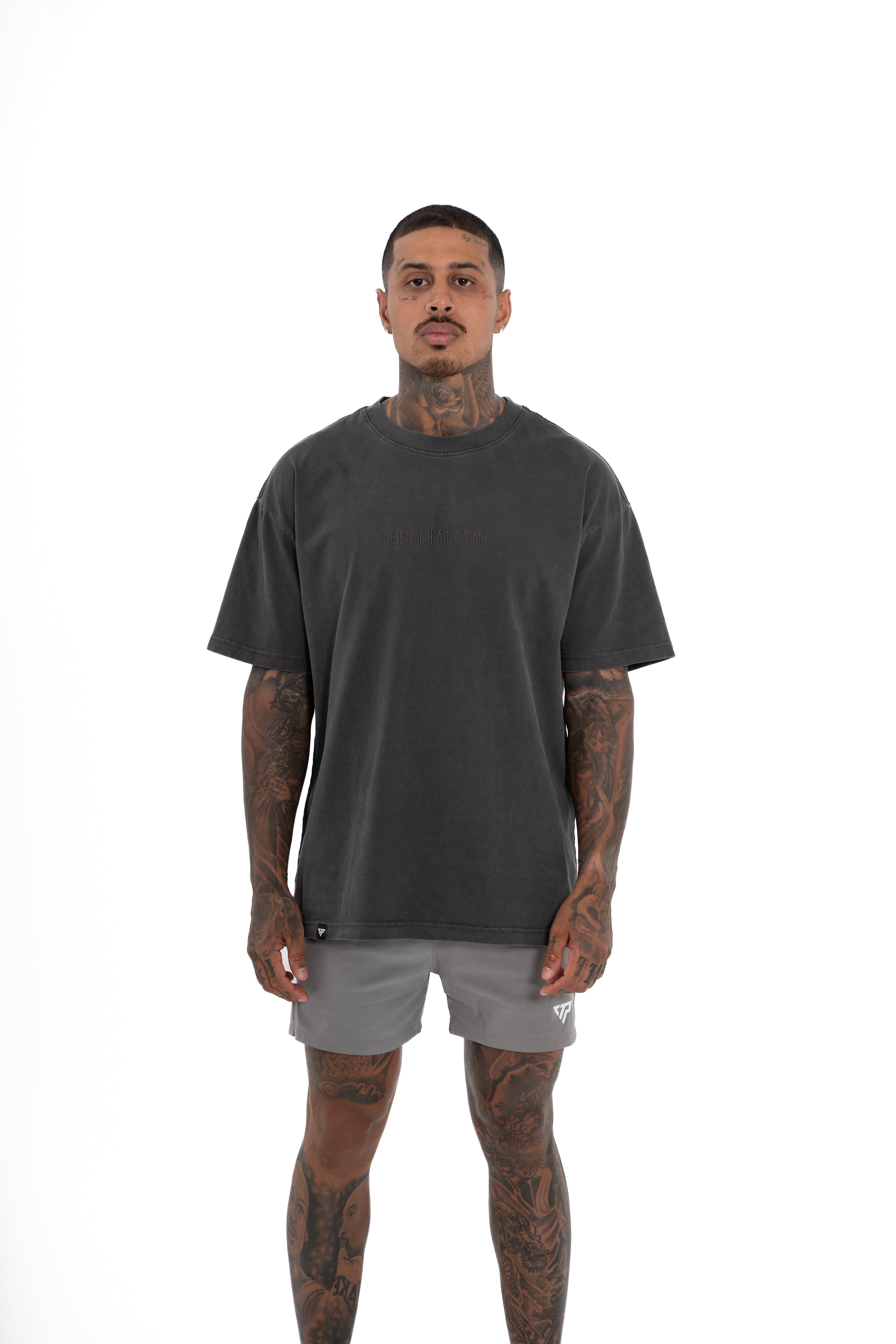 OVERSIZED TEE - CHARCOAL