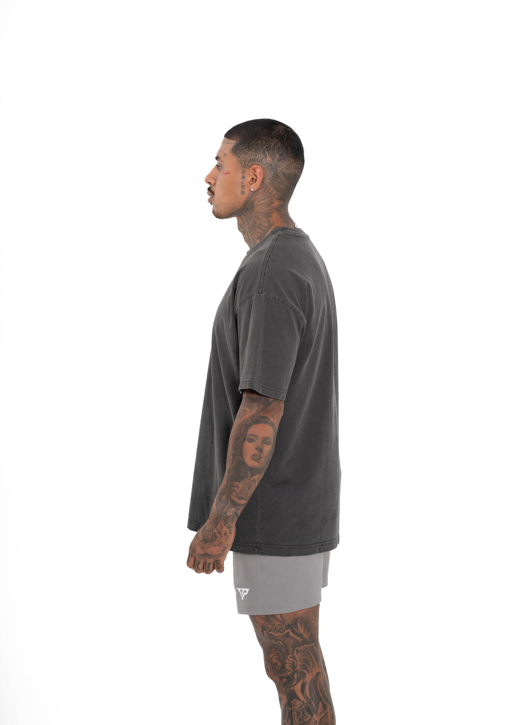 OVERSIZED TEE - CHARCOAL