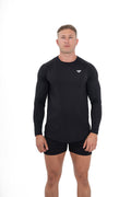 KTP MEN'S DRY FIT LONG SLEEVE TEE - BLACK