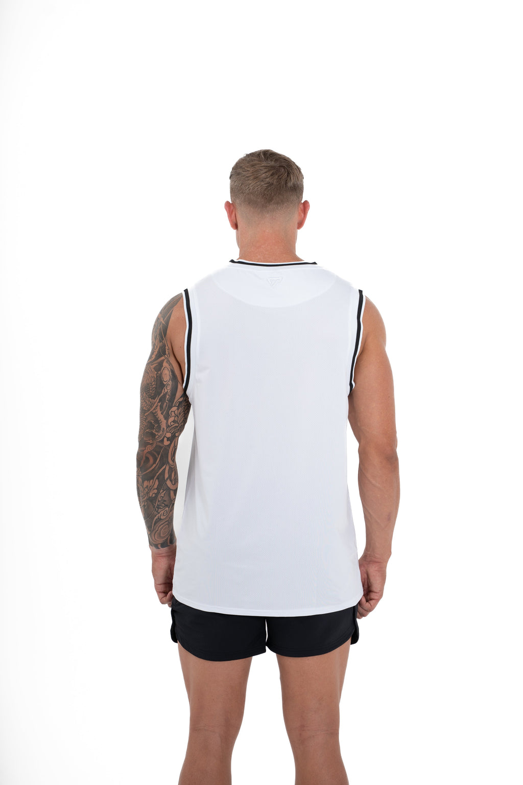 KTP MESH BASKETBALL SINGLET - WHITE