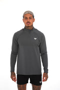 KTP QUARTER ZIP LONG SLEEVE - GREY