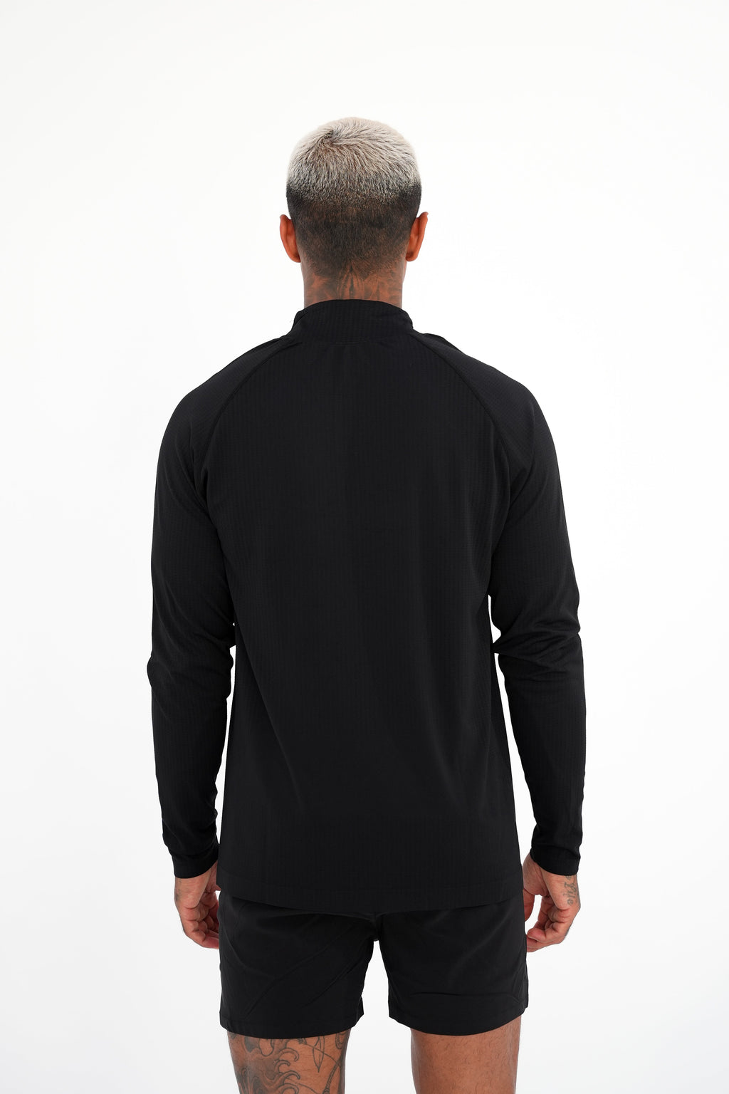 KTP QUARTER ZIP LONG SLEEVE - BLACK