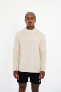 KTP QUARTER ZIP LONG SLEEVE - CREAM