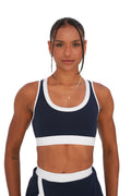 KTP TENNIS CROP - NAVY