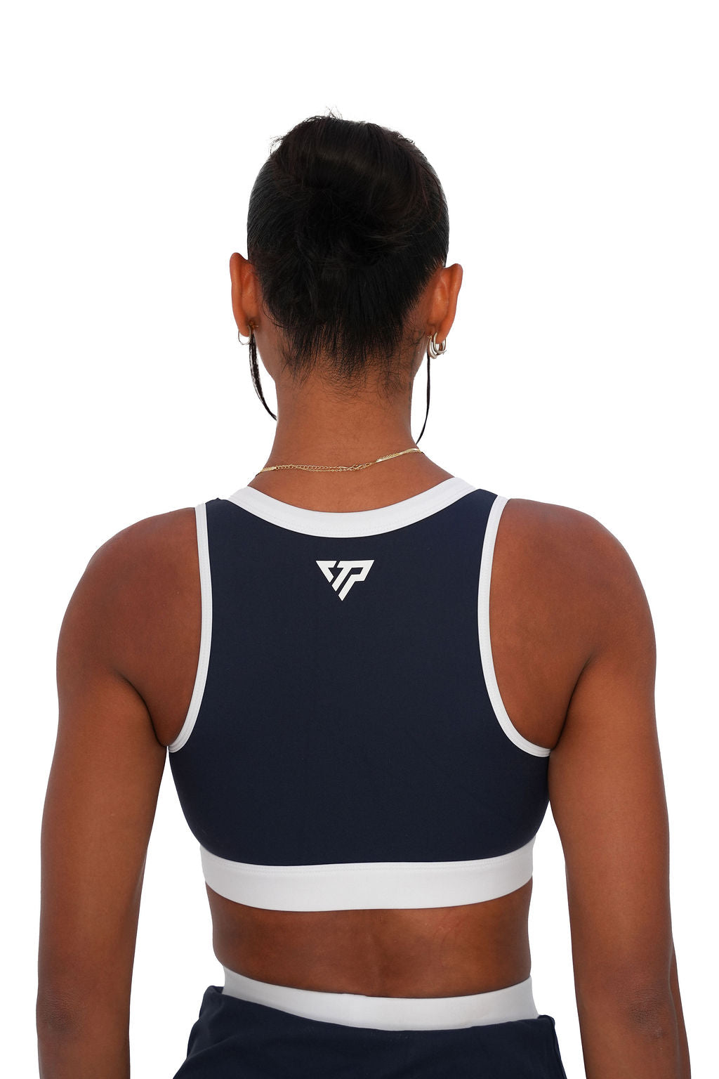 KTP TENNIS CROP - NAVY