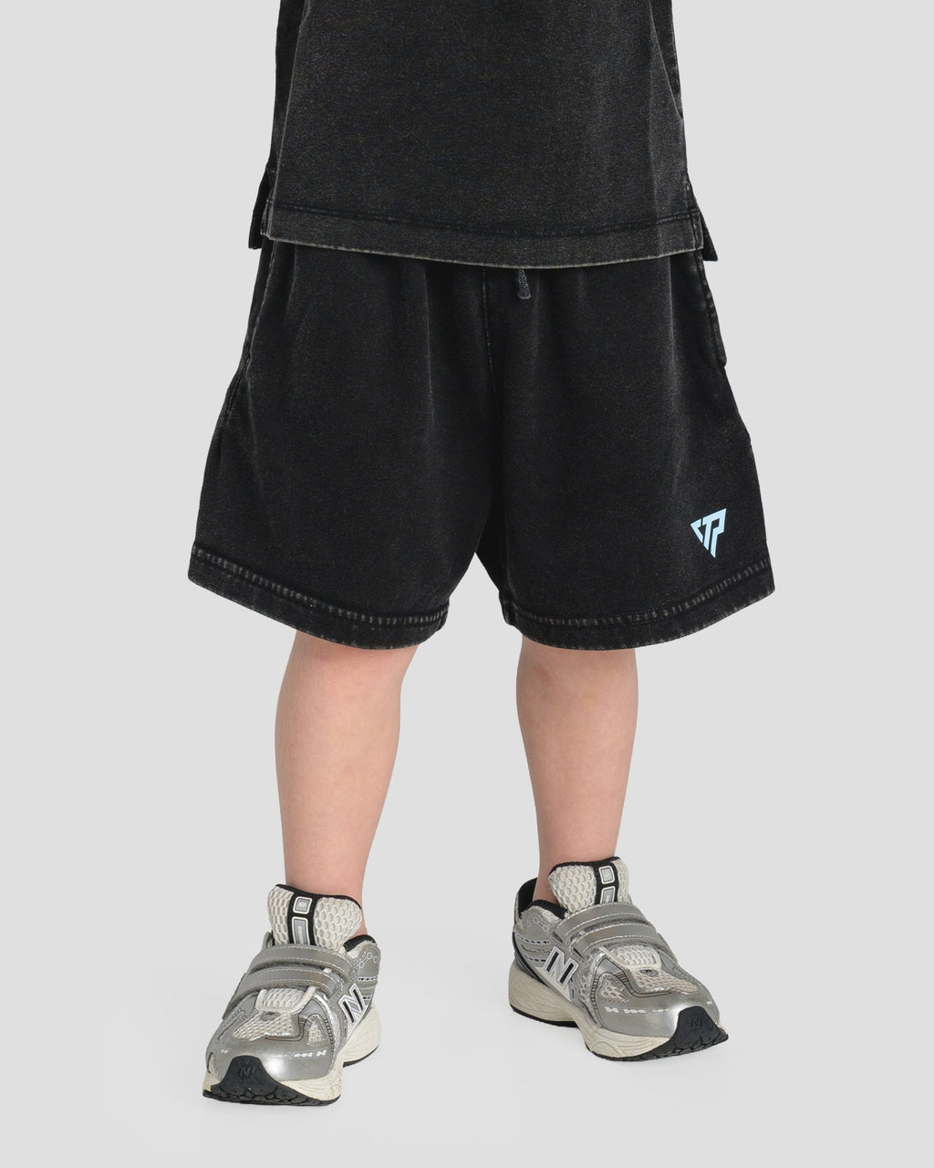 KIDS CASUAL SHORTS -BABY BLUE