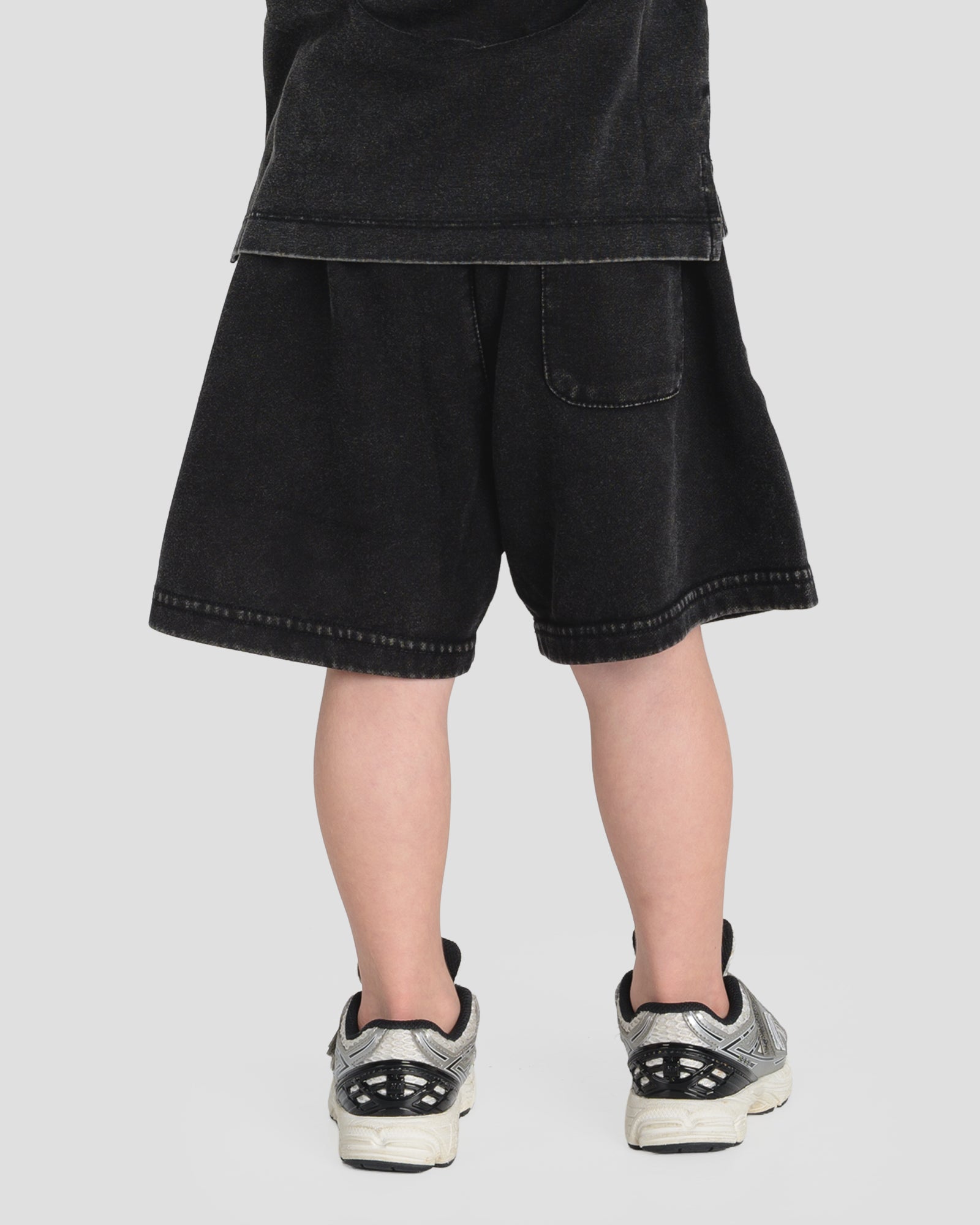 KIDS CASUAL SHORTS -BABY BLUE