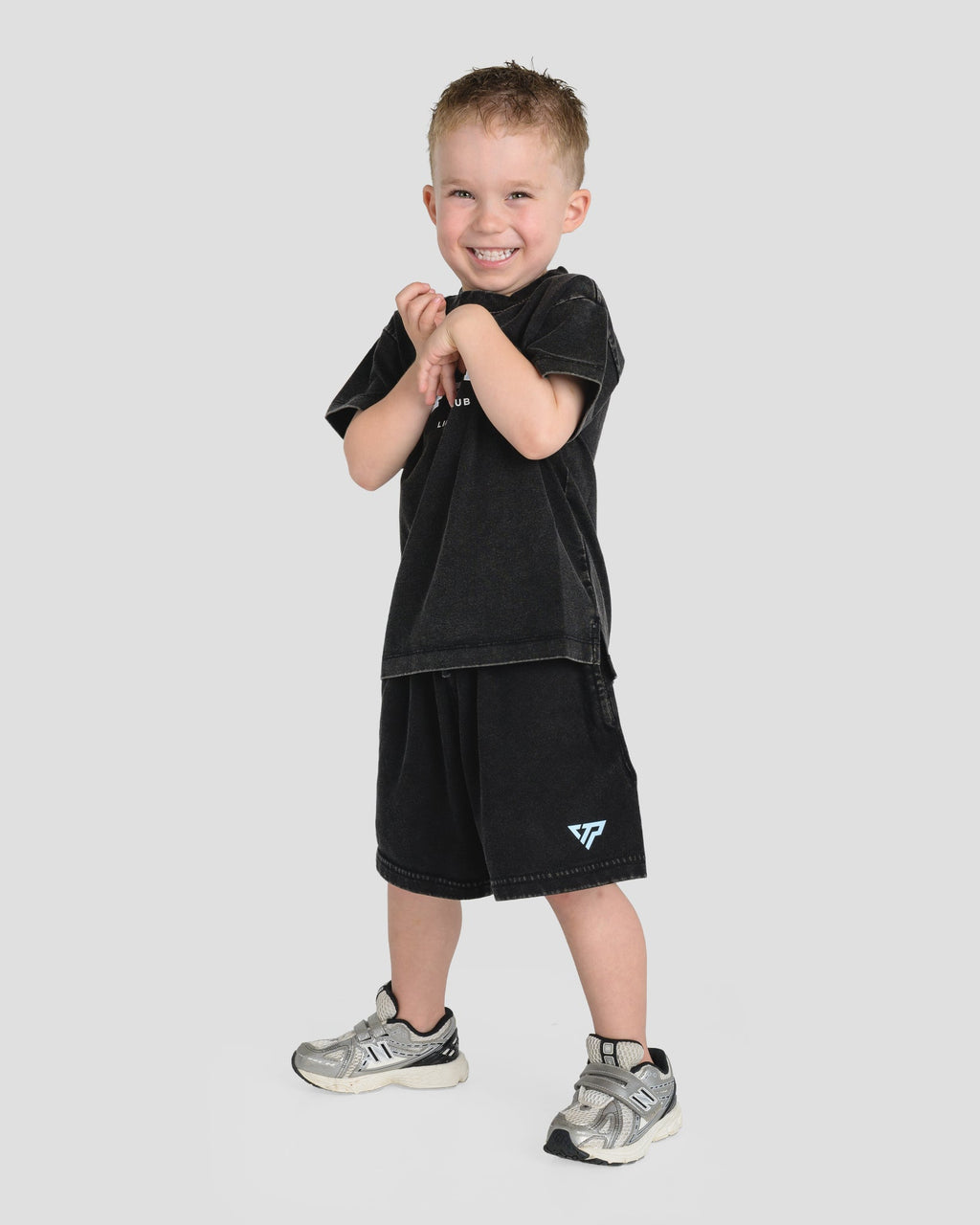 KIDS CASUAL SHORTS -BABY BLUE