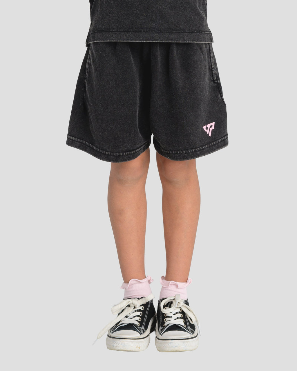KIDS CASUAL SHORTS - BABY PINK