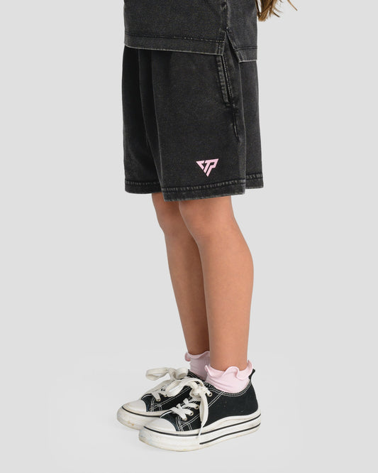 KIDS CASUAL SHORTS - BABY PINK