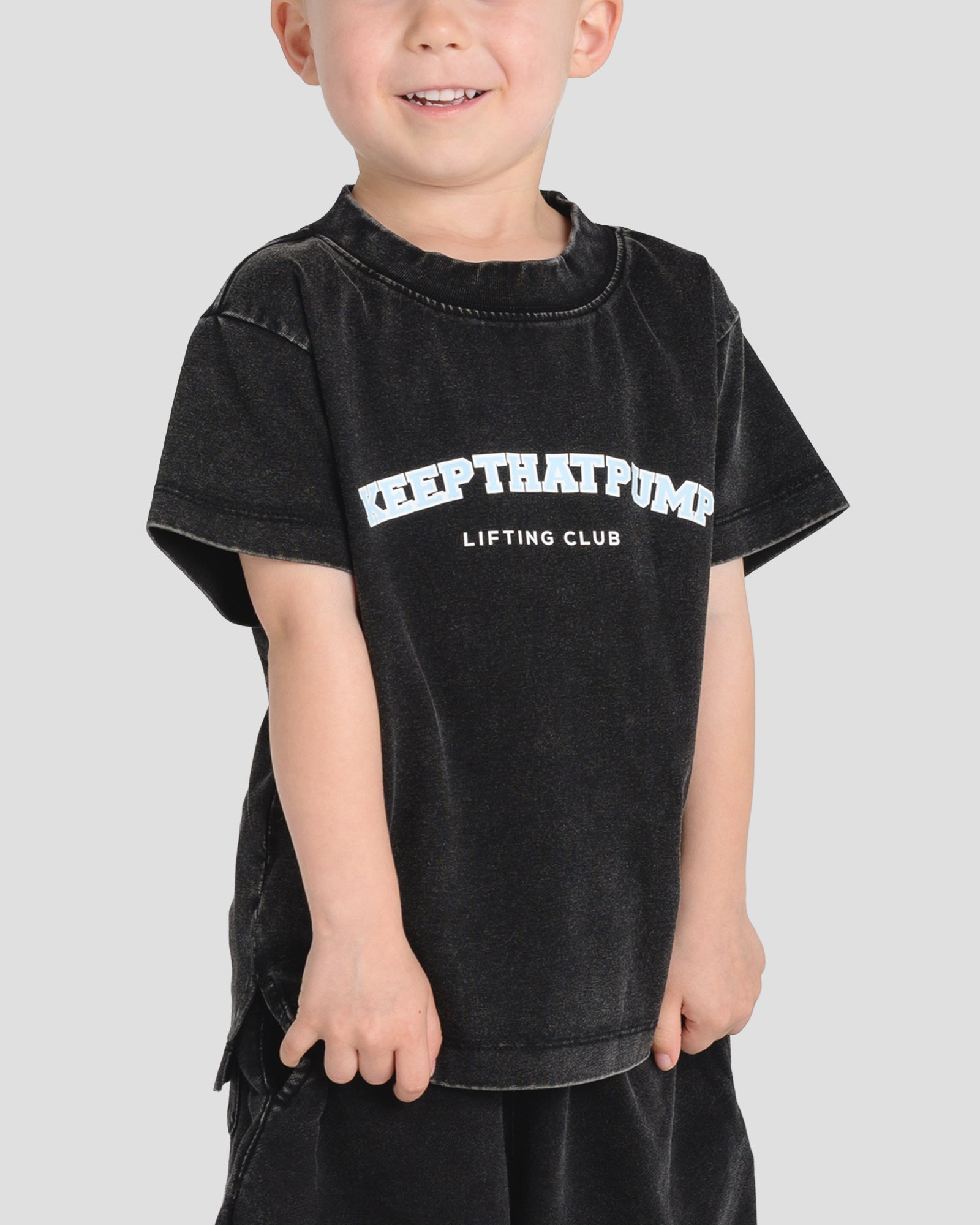KIDS LIFT CLUB TEE - BABY BLUE