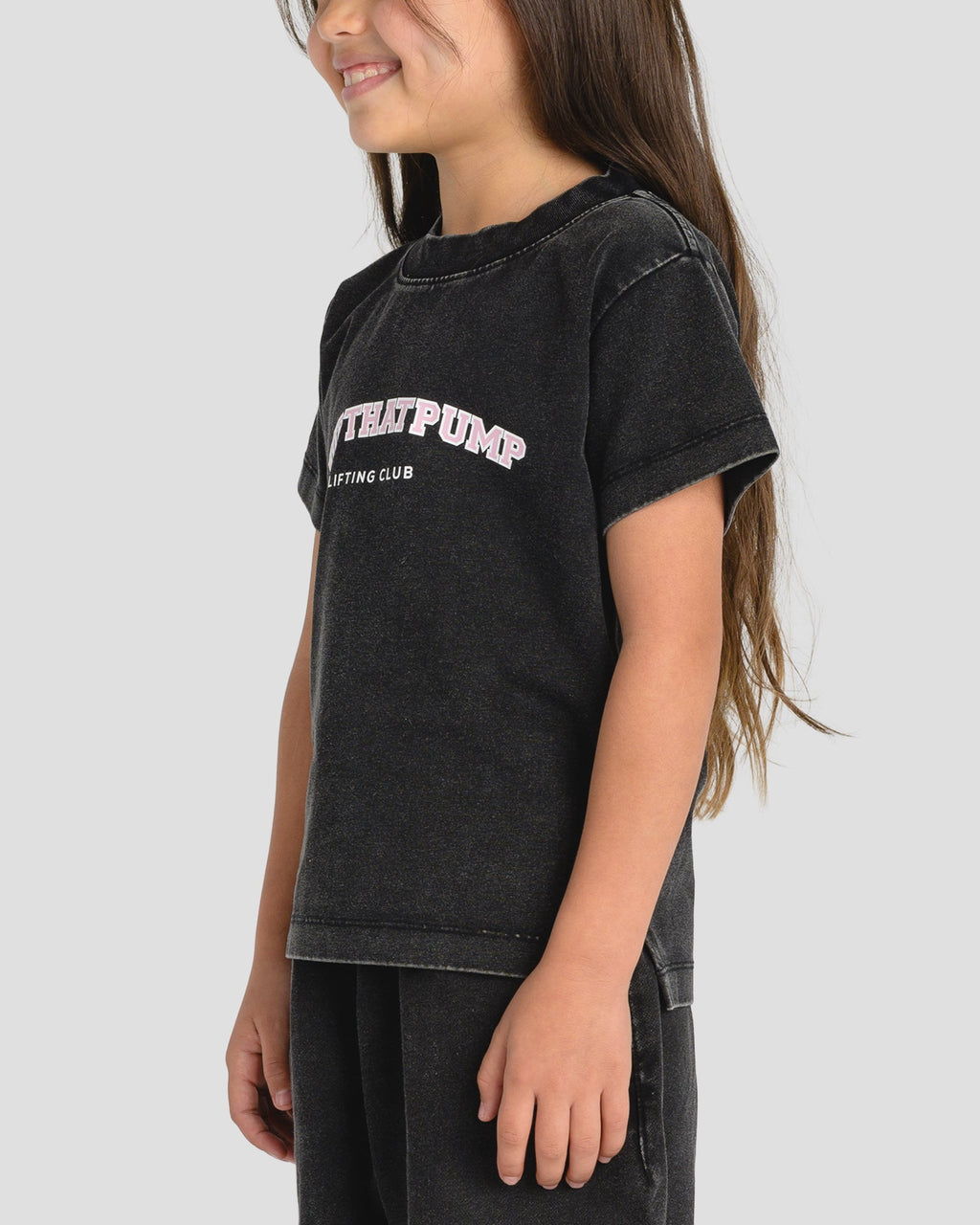 KIDS LIFT CLUB TEE - BABY PINK
