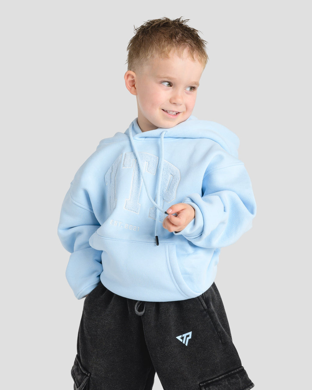 KIDS SEASON 1 HOODIE - BABY BLUE