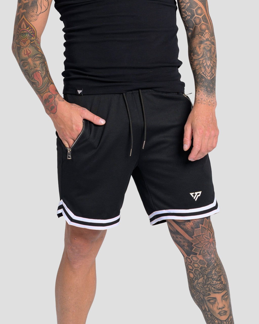 KTP MESH SHORTS - BLACK