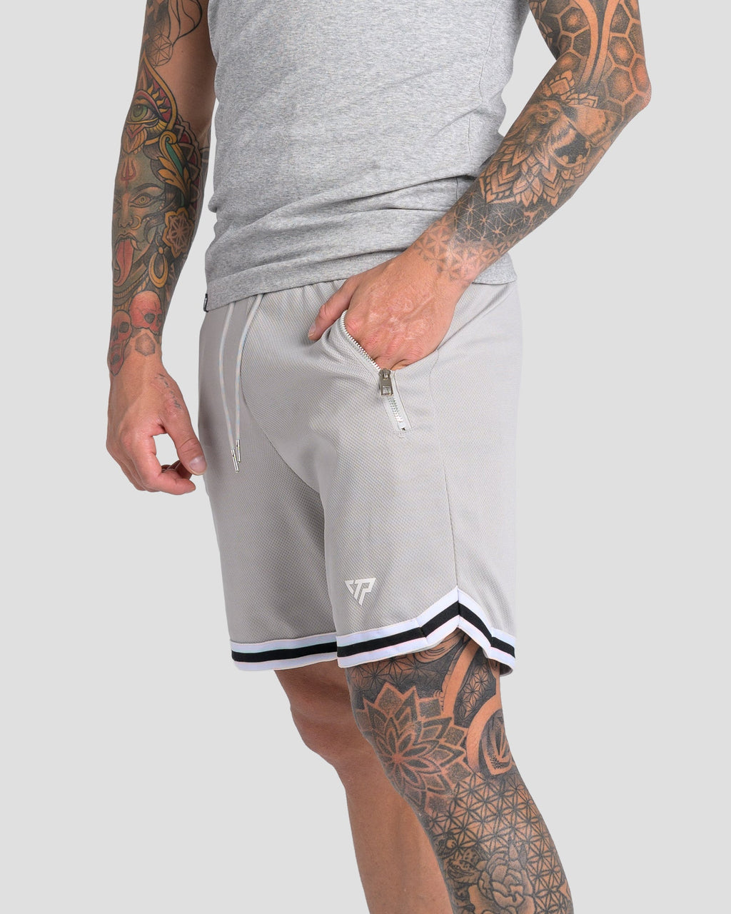 KTP MESH SHORTS - GREY