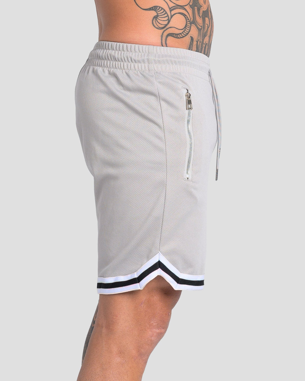 KTP MESH SHORTS - GREY