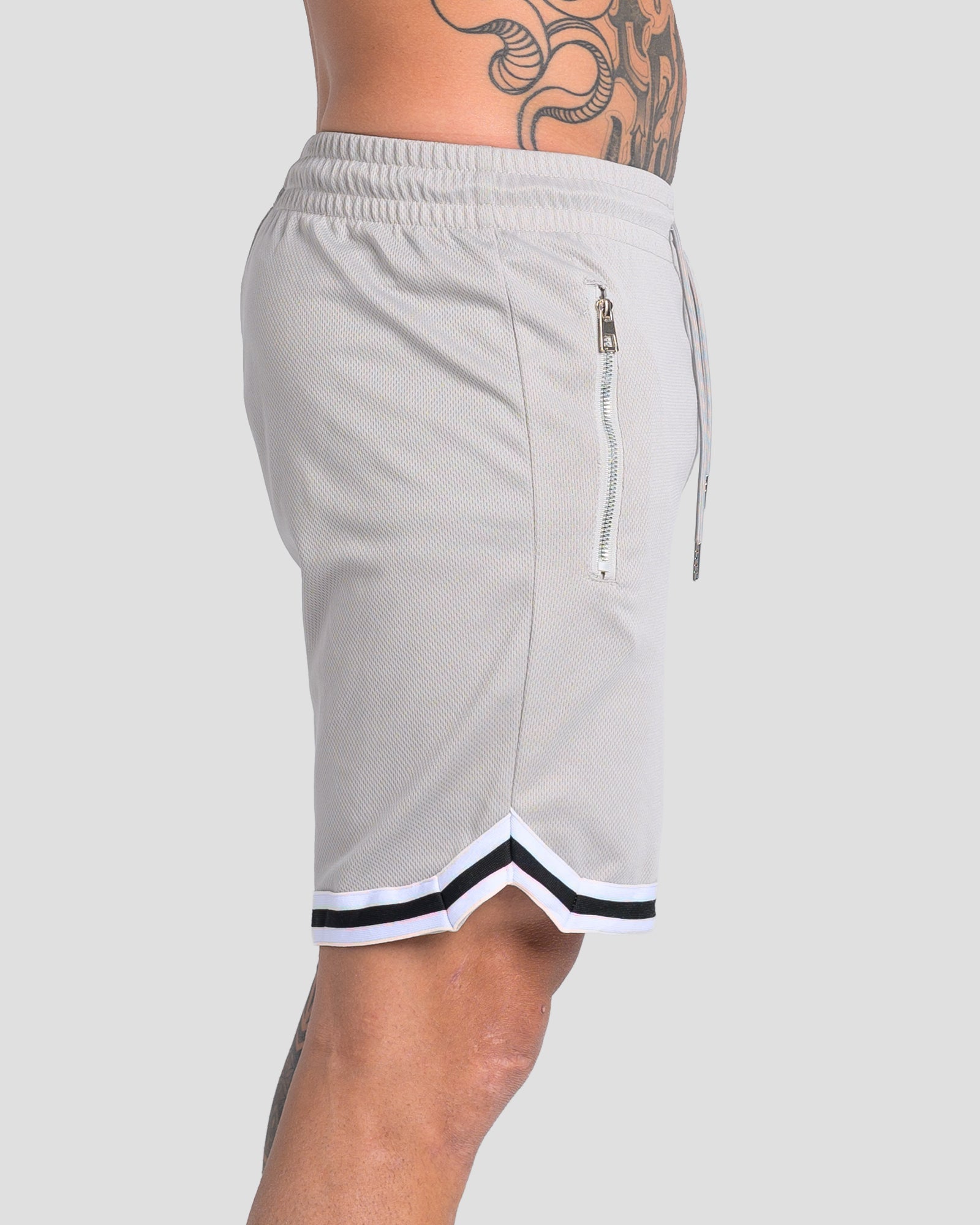 KTP MESH SHORTS - GREY