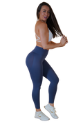 CORE SCRUNCH LEGGINGS - STEEL BLUE