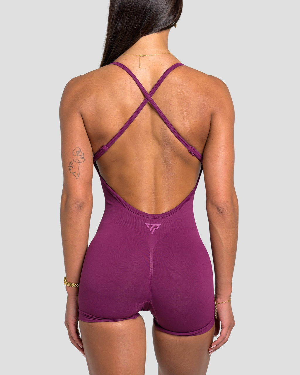 RECOIL JUMPSUIT - BERRY