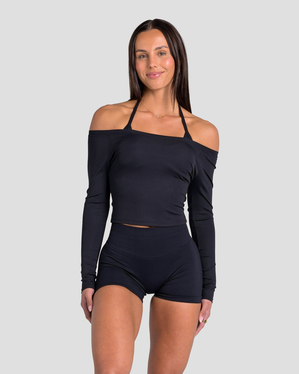 KTP RIBBED LONG SLEEVE - BLACK