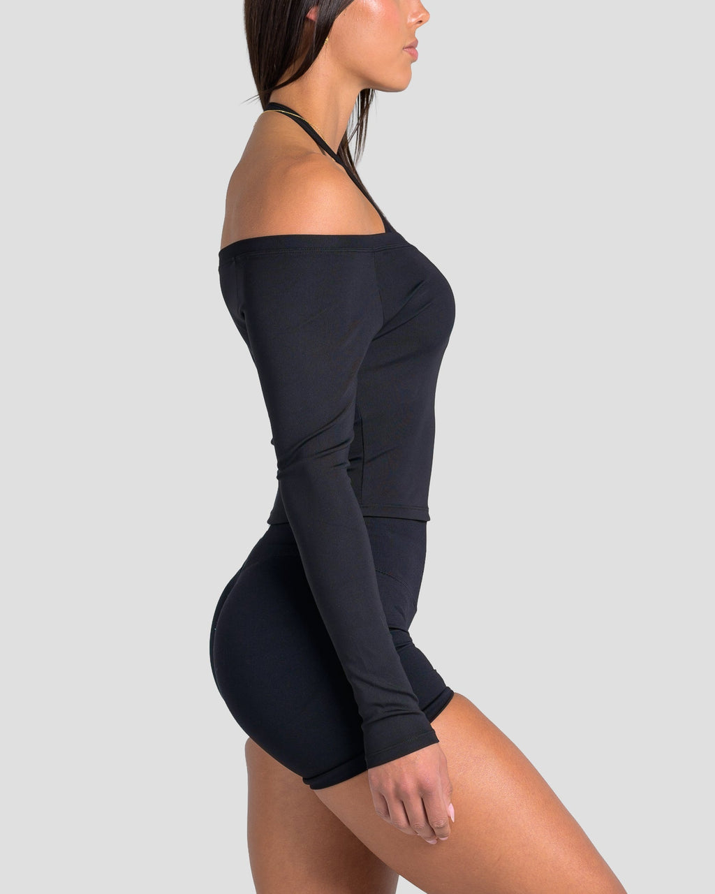 KTP RIBBED LONG SLEEVE - BLACK