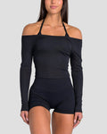 KTP RIBBED LONG SLEEVE - BLACK