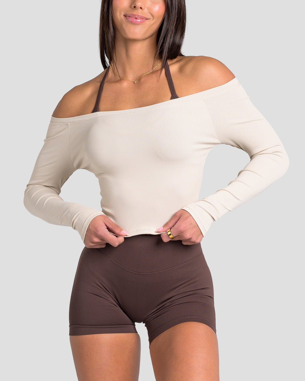 KTP RIBBED LONG SLEEVE - BONE
